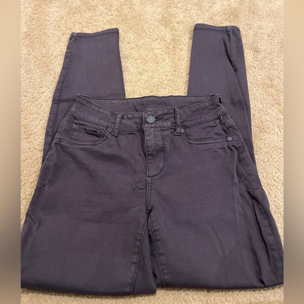 Maurice’s skinny jeggings dark grey